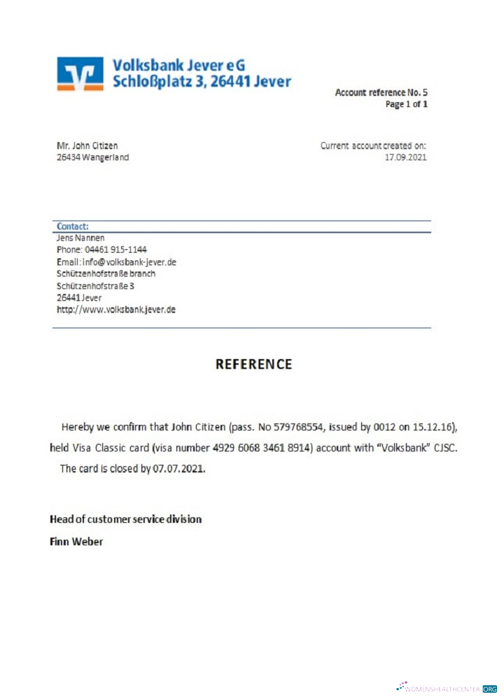 Download Germany Volksbank closure reference Photoshop template